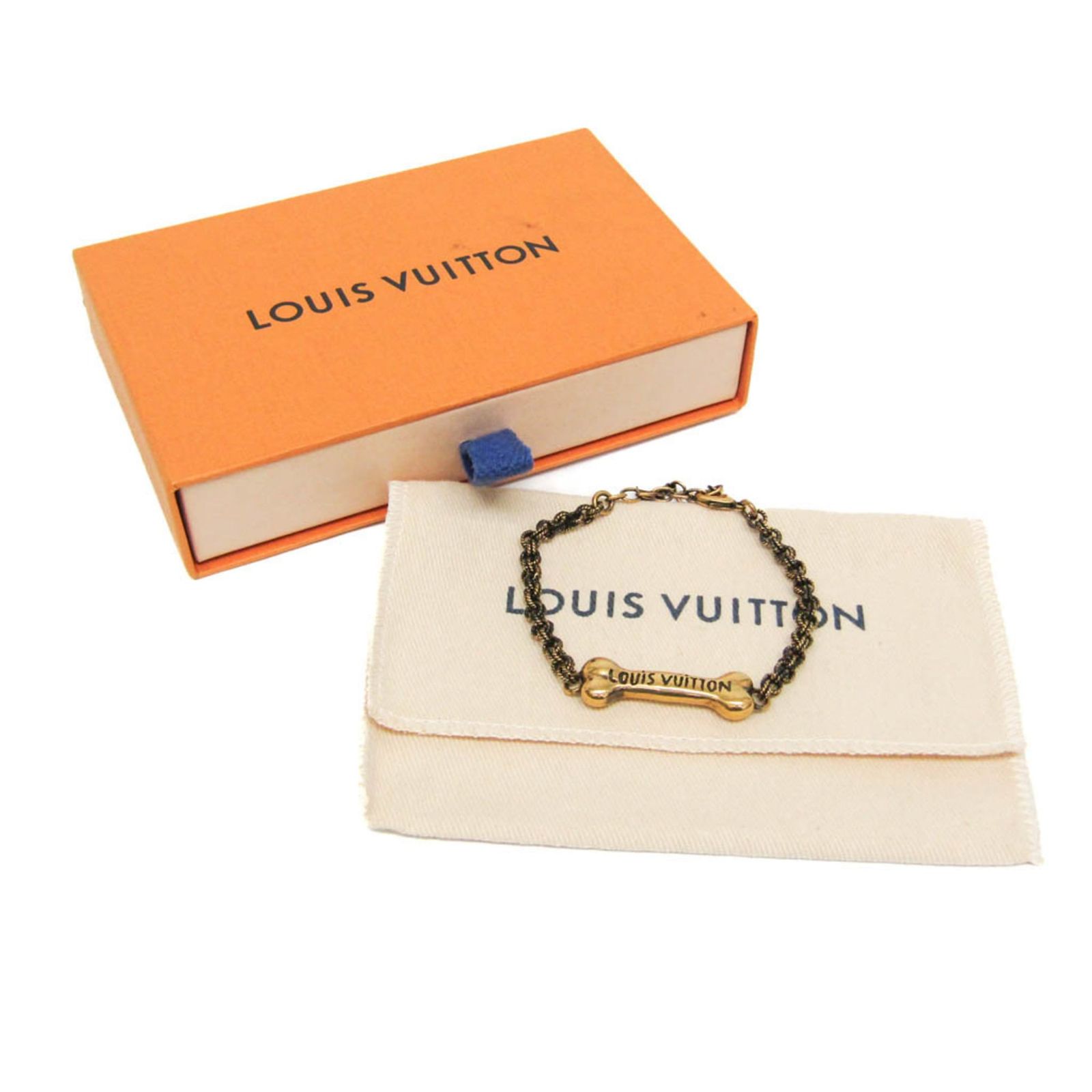 ルイ・ヴィトン(Louis Vuitton) LV ボーン ブレスレット M02344 メタル 