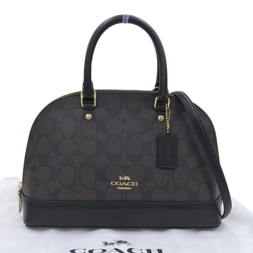 本物保証】 布袋付 超美品 コーチ COACH シグネチャー 2WAYバッグ 
