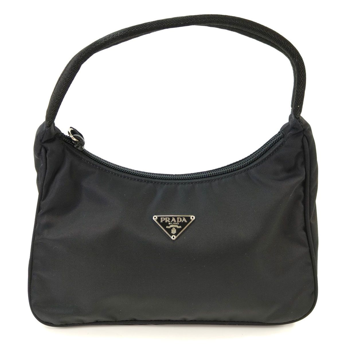 PRADA プラダ ナイロン ハンドバッグ ワンショルダー ブラック 管理 