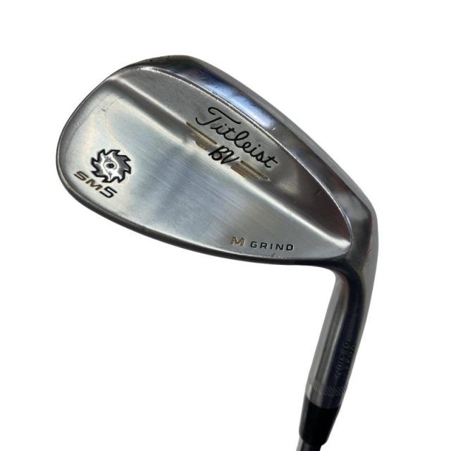 中古】 タイトリスト VOKEY SPIN MILLED SM5 ゴールドニッケル 52/12F