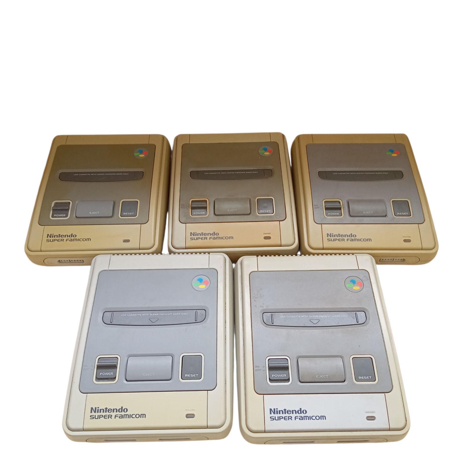 X03113 スーパーファミコン 本体5点セット Nintendo 任天堂 SHVC-001 