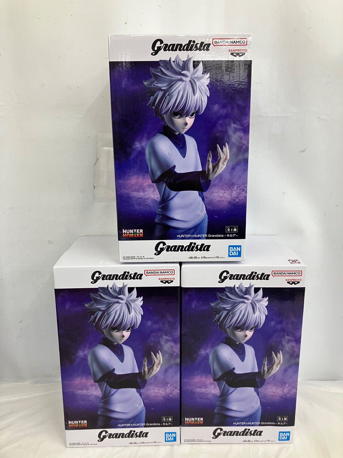 未開封 HUNTER×HUNTER Grandista キルア フィギュア 3個セット LF3293