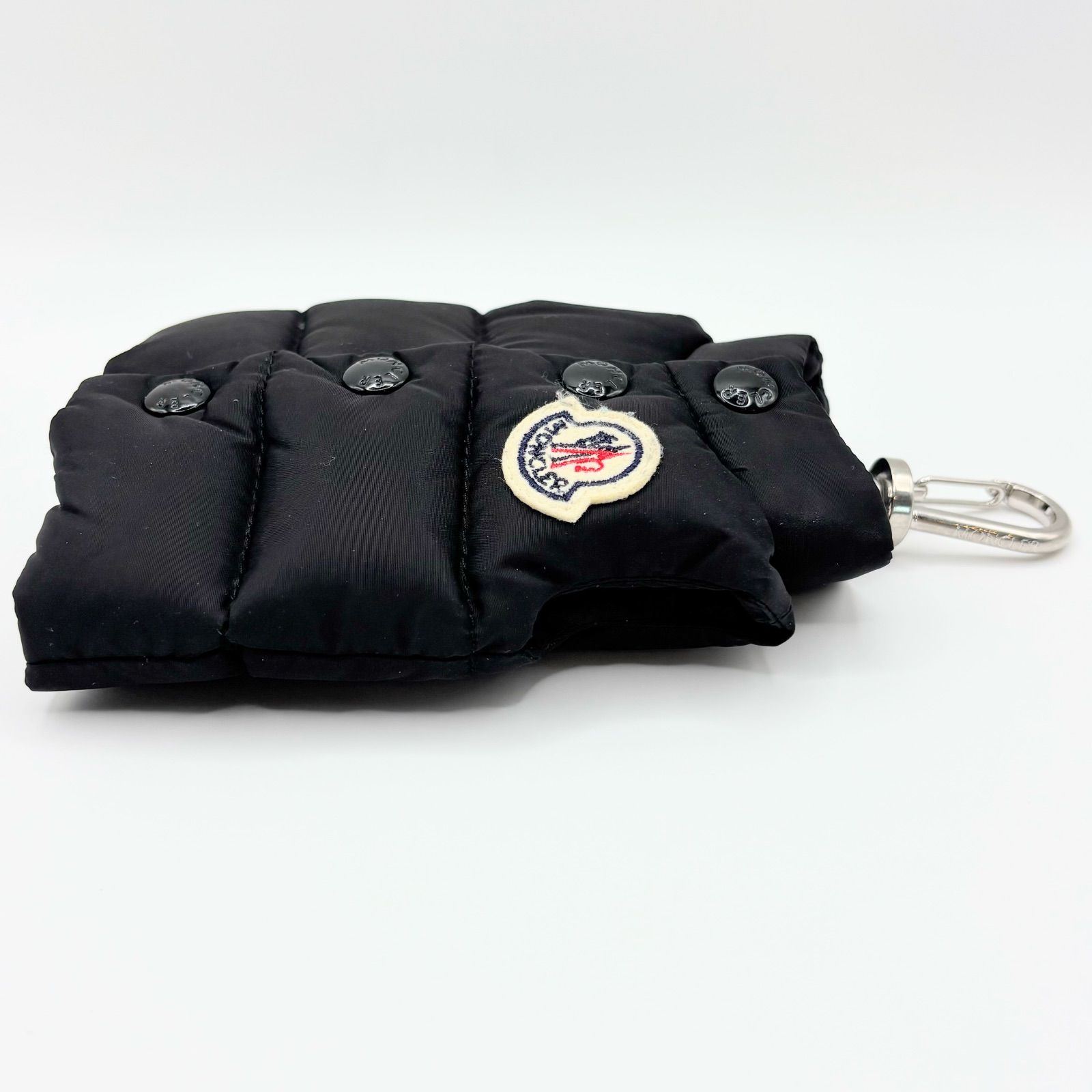 美品 MONCLER モンクレール ダウンベスト型 キーリング キーホルダー