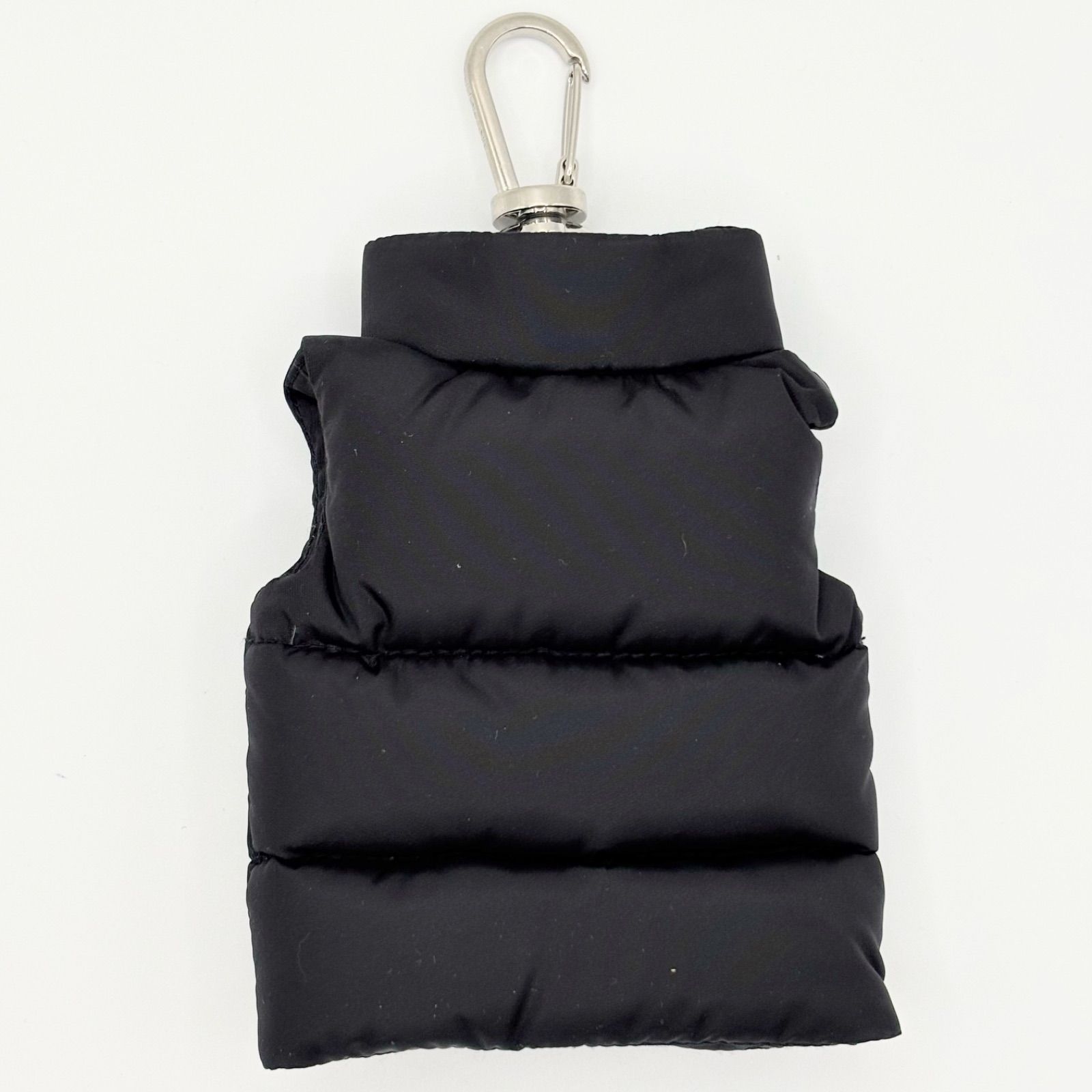 美品 MONCLER モンクレール ダウンベスト型 キーリング キーホルダー
