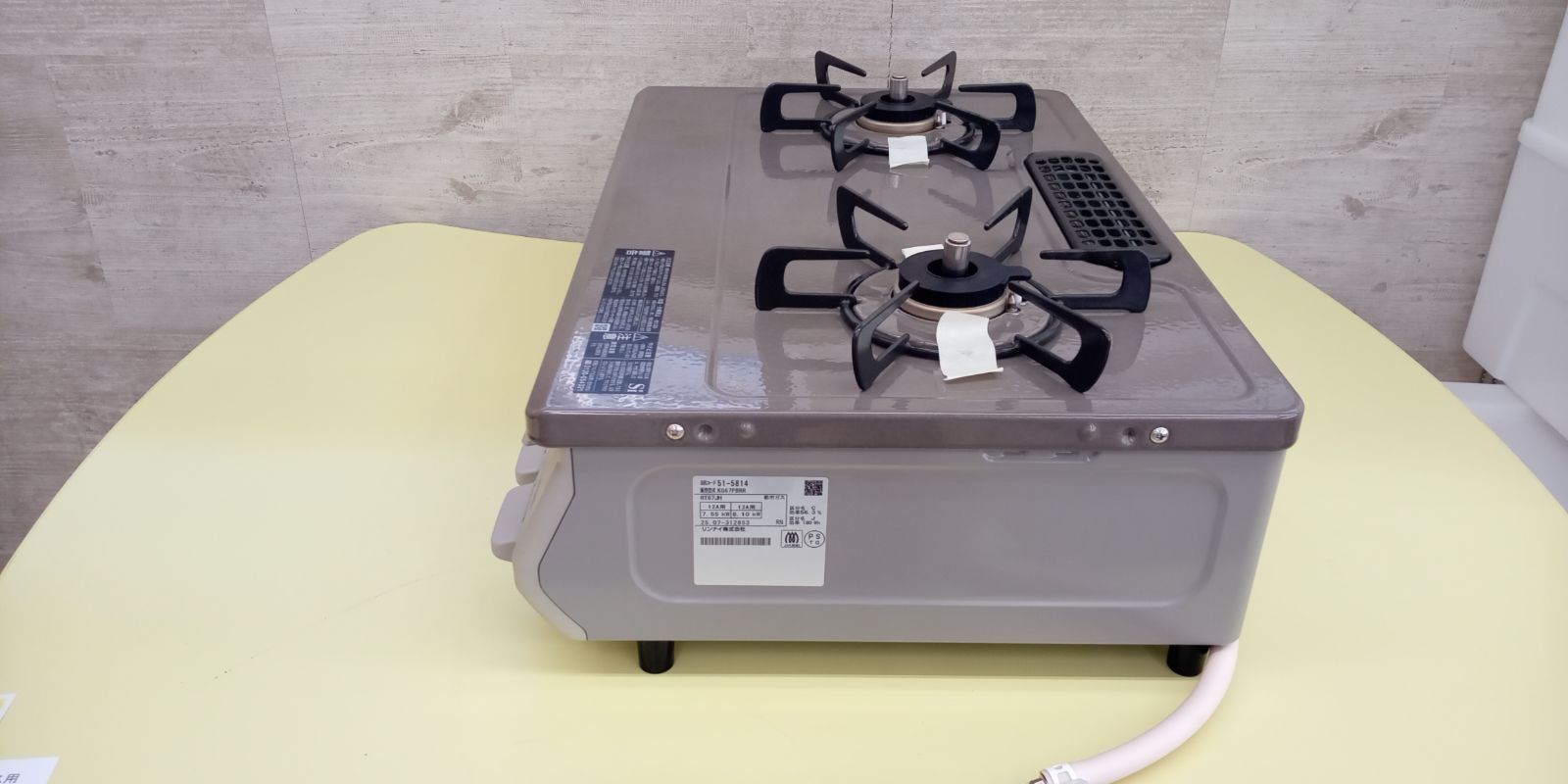 リユースのサカイ高崎店 Rinnai ガステーブル 25年製 都市ガス