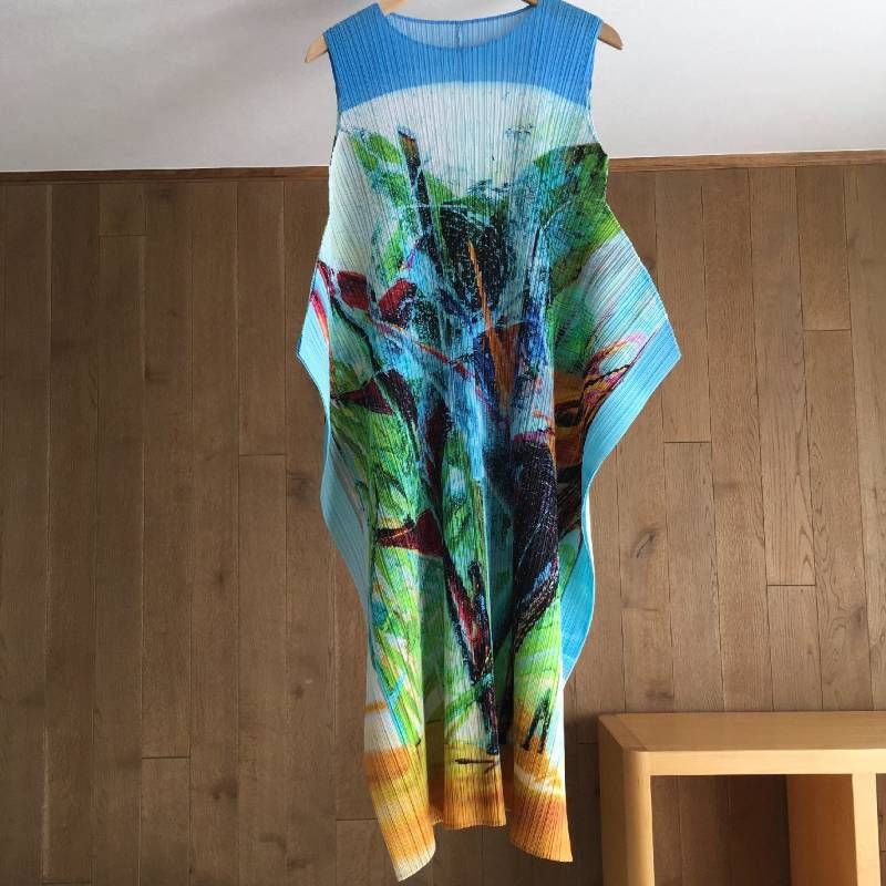 極美品 PLEATS PLEASEプリーツプリーズ TROPICAL WINTER ワンピース3 
