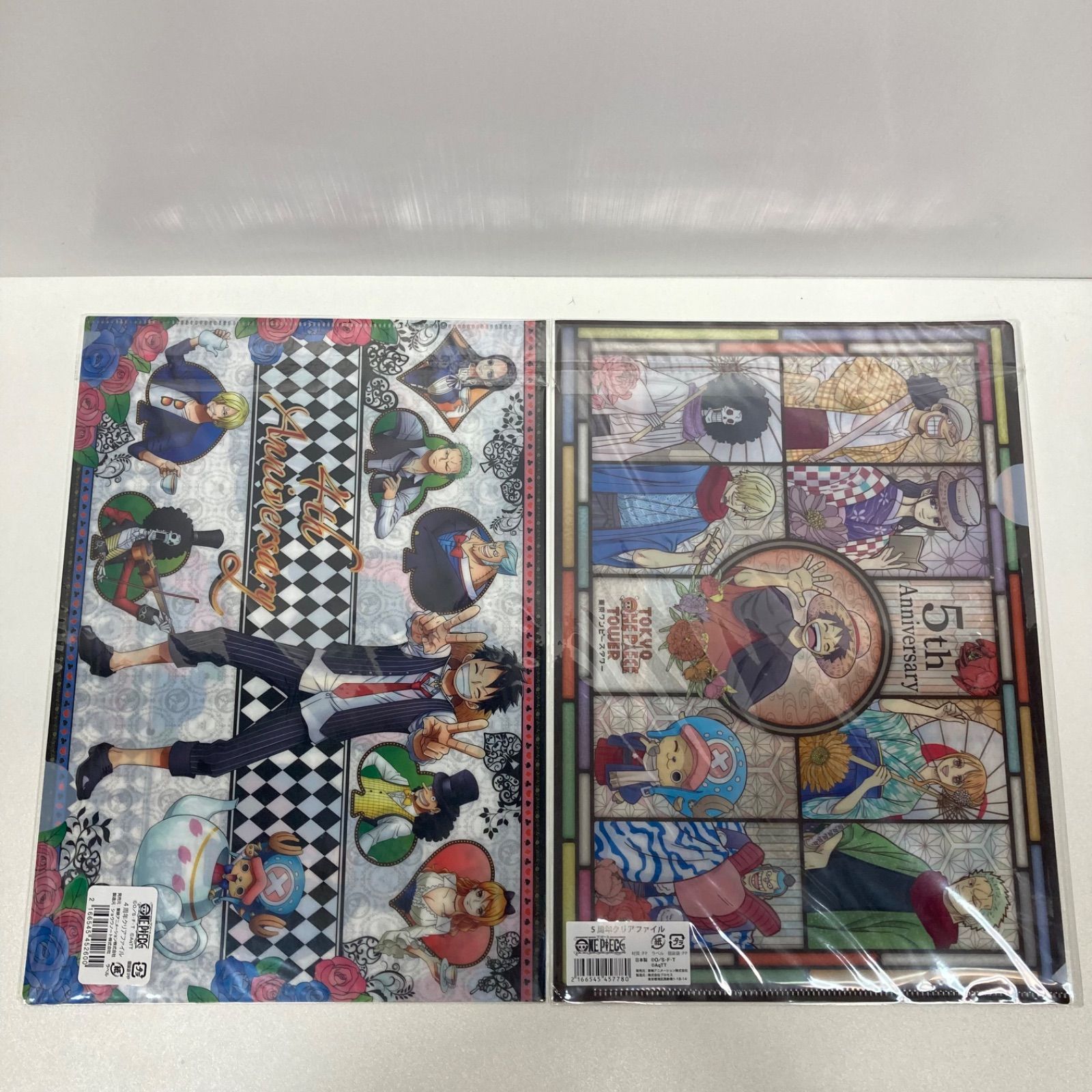東京ワンピースタワー クリアファイル 4周年記念 5周年記念 セット 