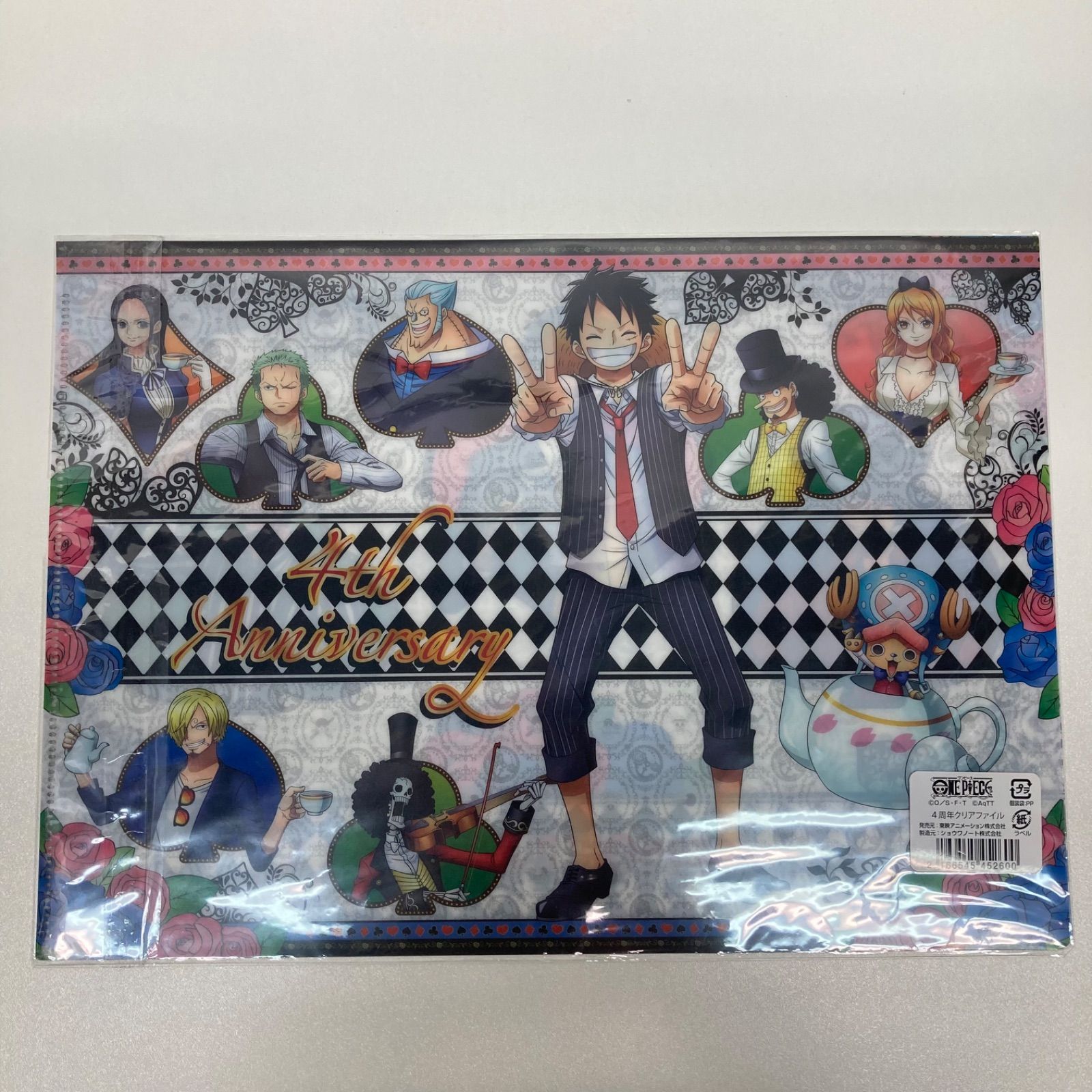 東京ワンピースタワー クリアファイル 4周年記念 5周年記念 セット 