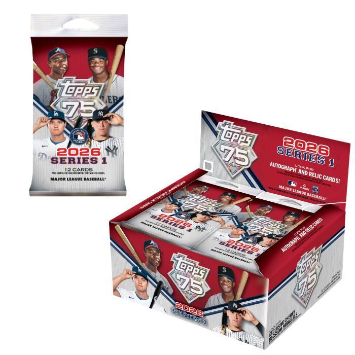 O 2026 Topps Series 1 Baseball - Japan Edition【1BOX(12枚入パック 