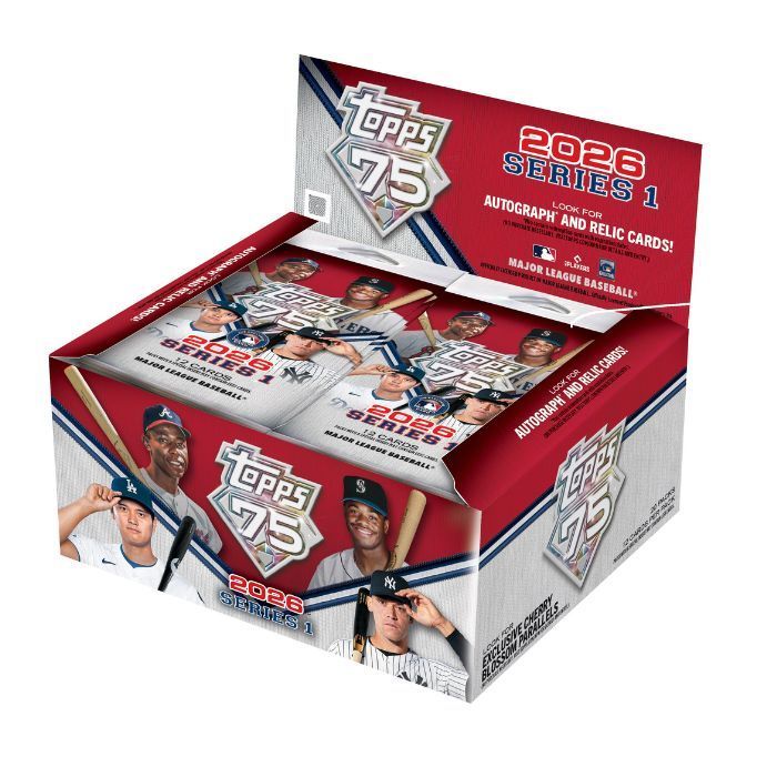 O 2026 Topps Series 1 Baseball - Japan Edition【1BOX(12枚入パック