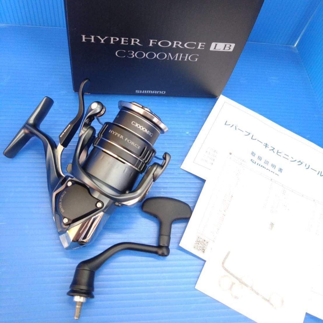 美品 日本製 シマノ 23ハイパーフォースLB C3000MHG スピニング