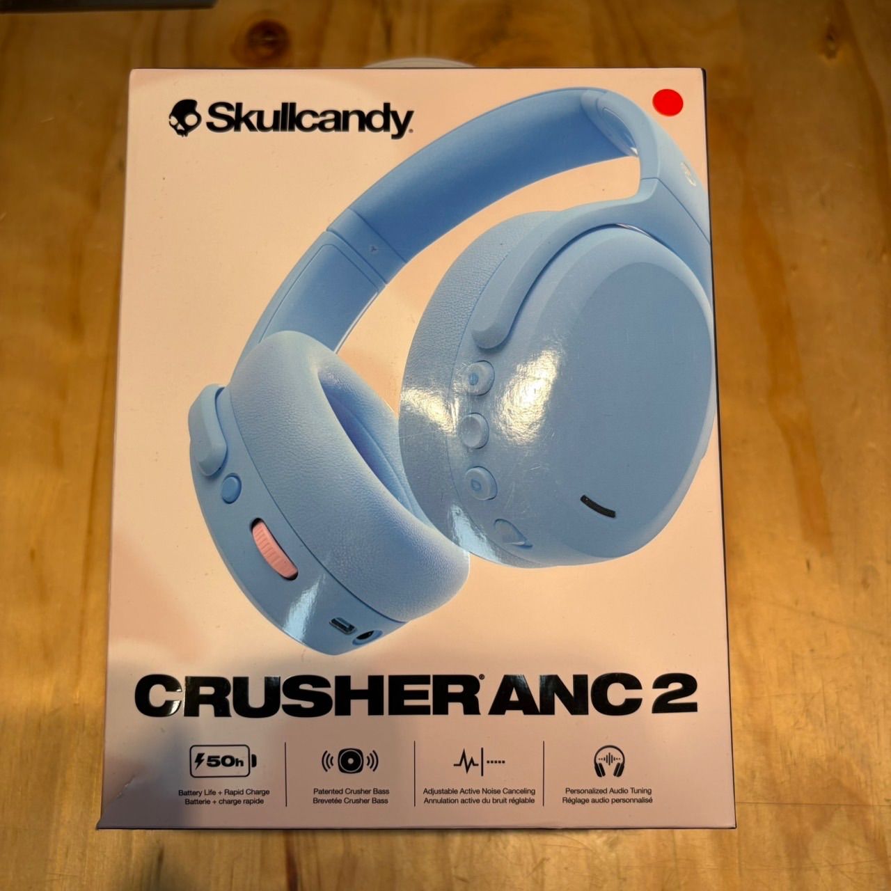 Skullcandy Crusher ANC 2 Preppy Summer ワイヤレスヘッドホン ノイズ 