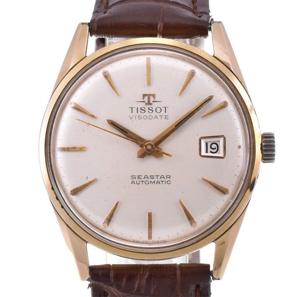HOT，品質保証 値下 ティソ TISSOT ヴィンテージ シースター デイト GP 