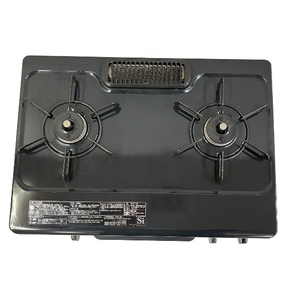 岸170 美品 Paloma ガステーブル IC-S37K 2020年製 LPガス用 左