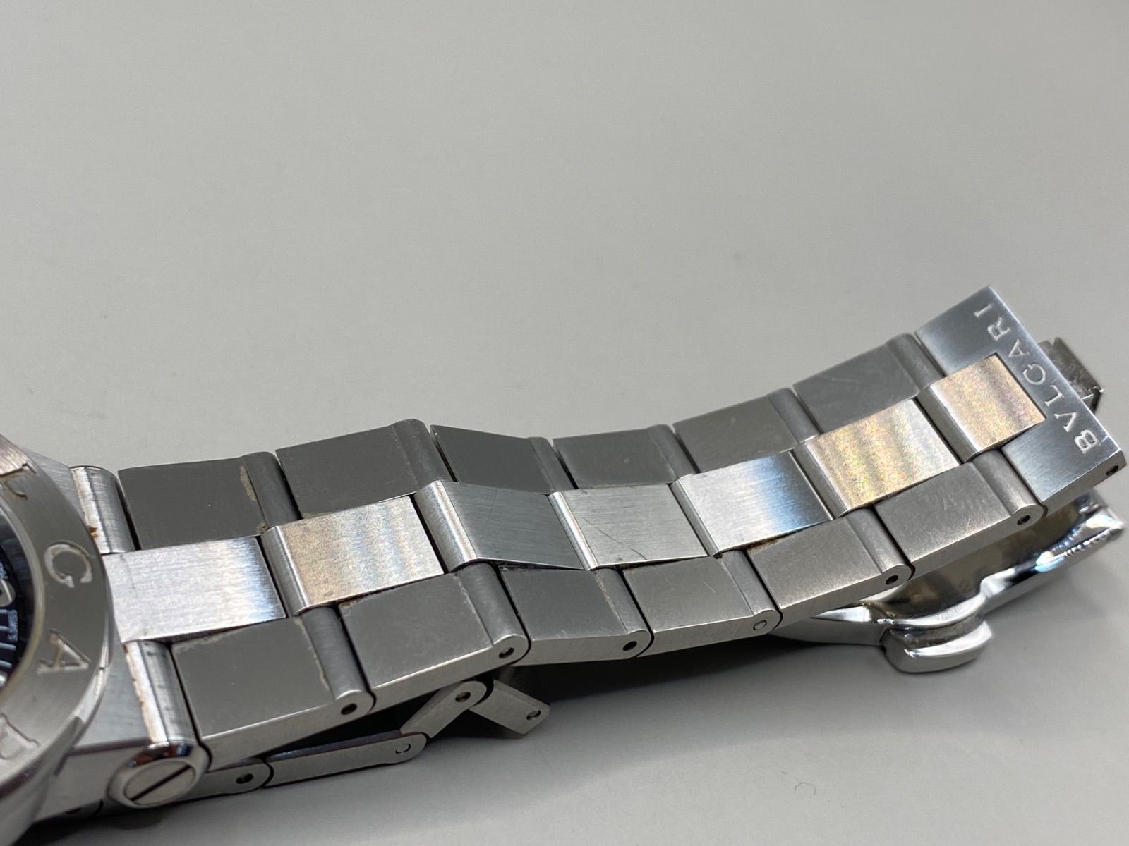  ブルガリ ディアゴノ BVLGARI DIAGONO メンズ ブラック 自動巻きDG35S 腕時計 オックスフォード 自動巻き時計 腕時計(アナログ)