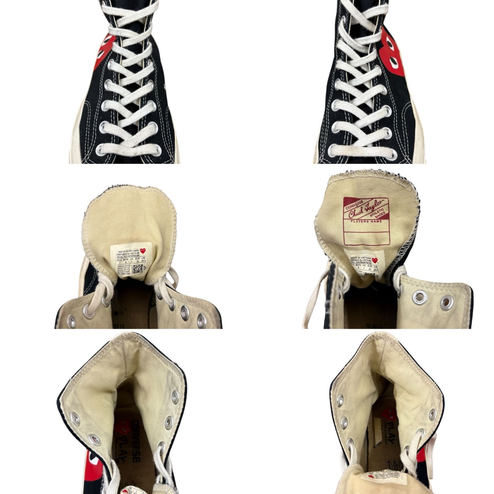 CONVERSE (コンバース) ×PLAY COMME des GARCONS スニーカー Chuck 