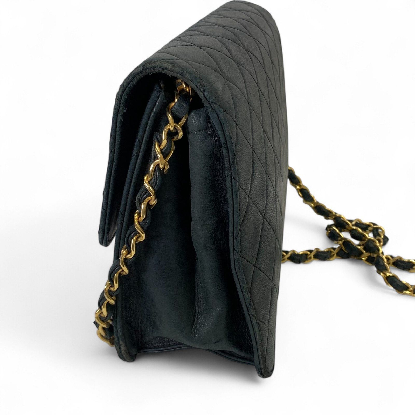 ジャンク品 CHANEL シャネル マトラッセ チェーンショルダーバッグ 80