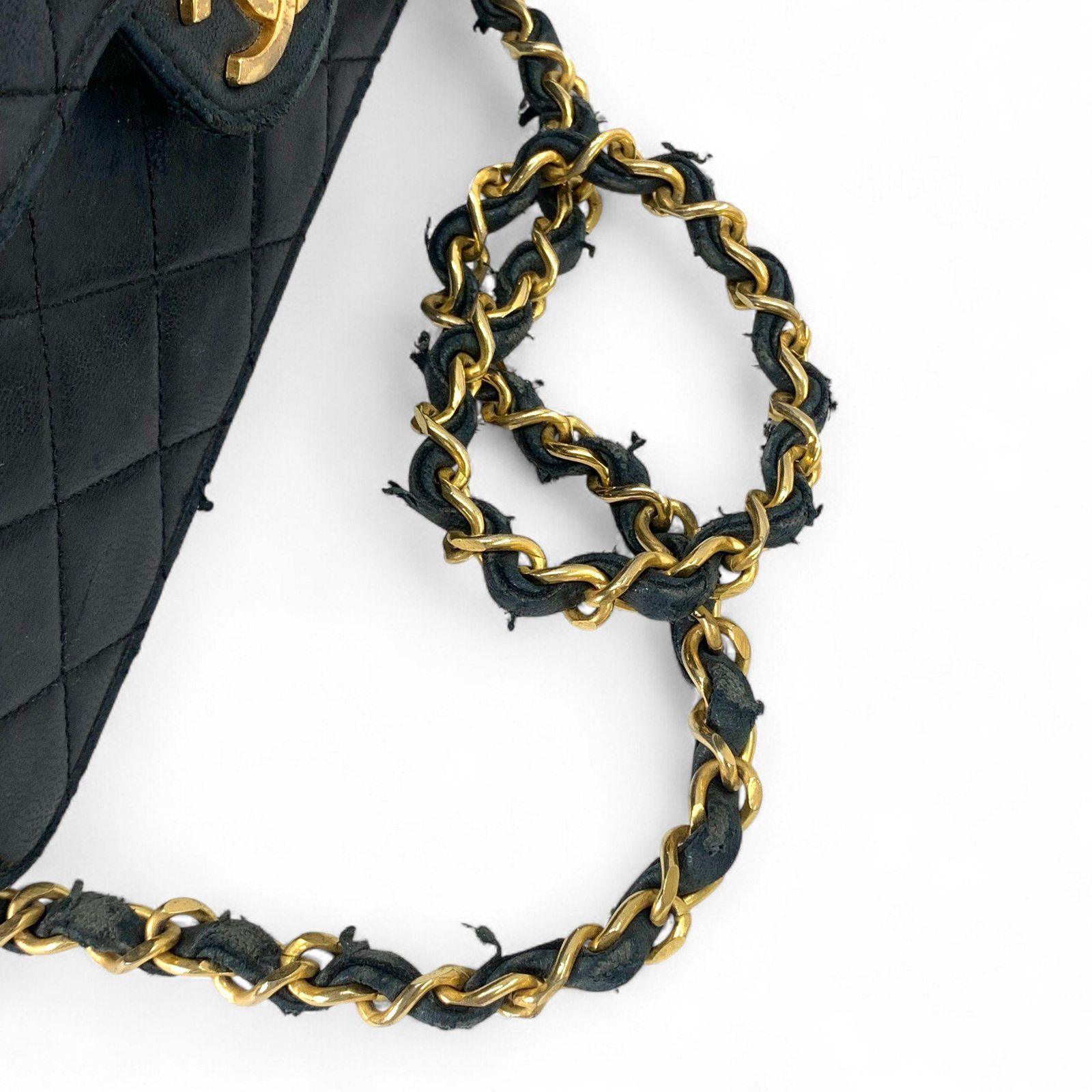 ジャンク品 CHANEL シャネル マトラッセ チェーンショルダーバッグ 80