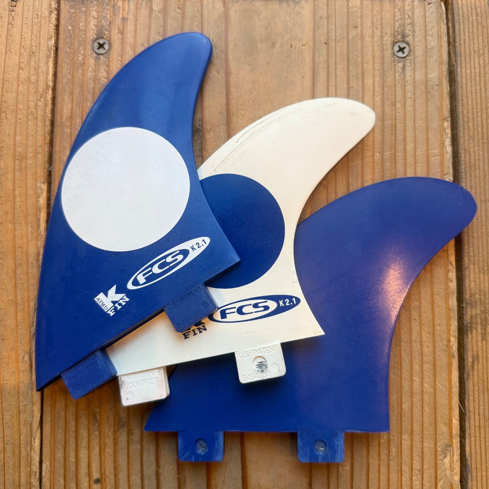 中古品 FCS フィン ケリースレーター K2.1 トライフィン サーフィン
