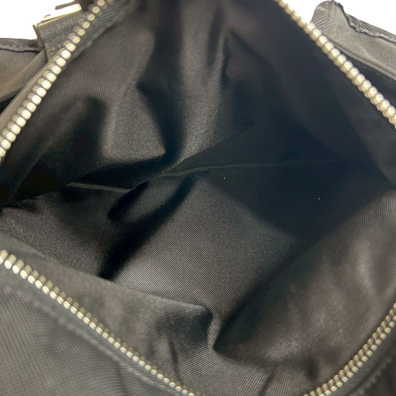 未使用保管品 希少品 袋付き CELINE セリーヌ ロゴ プリント ナイロン