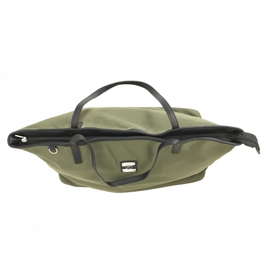  超 ウノピゥウノウグァーレトレ ロッカーバッグ カーキ×黒 ビッグトートバッグ 内側ポケット ゴルフ 1PIU1UGUALE3 人気ゴルフ用品 ゴルフバッグ キャディバッグ ゴルフ