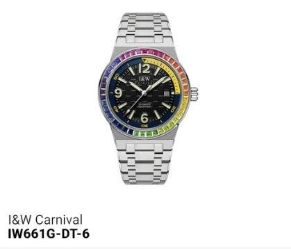  正規品ー ー未使用 I-W Carnival Bumblebee IW661G-DT-5 防寒対策 自動巻き時計 腕時計(アナログ)
