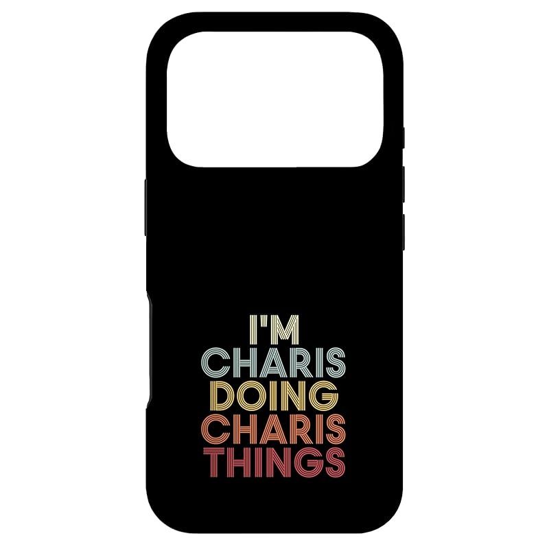 【新品】 Charis Name Charis Personalized Name First Given スマホケース iPhone 17 Pro 用