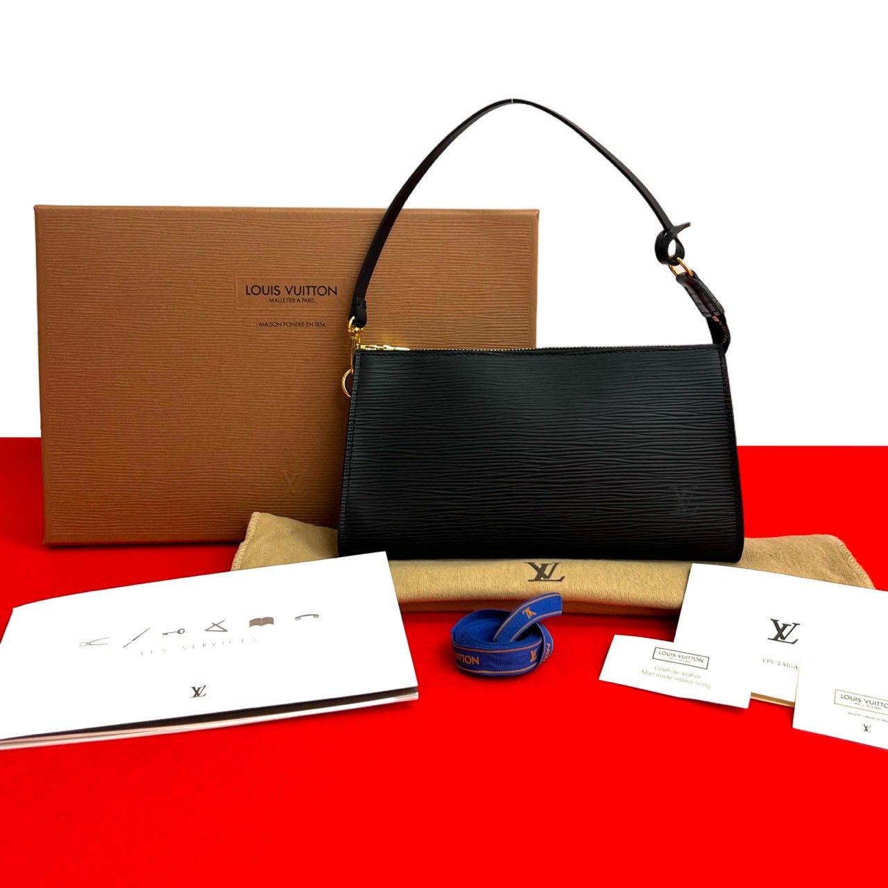未使用保管品 箱 袋付き LOUIS VUITTON ルイヴィトン ヴィンテージ 