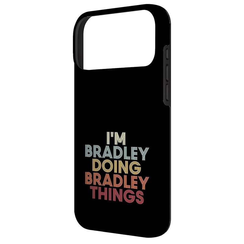 【新品】 Bradley Name Bradley Personalized Name First Given スマホケース iPhone 17 Pro Max 用