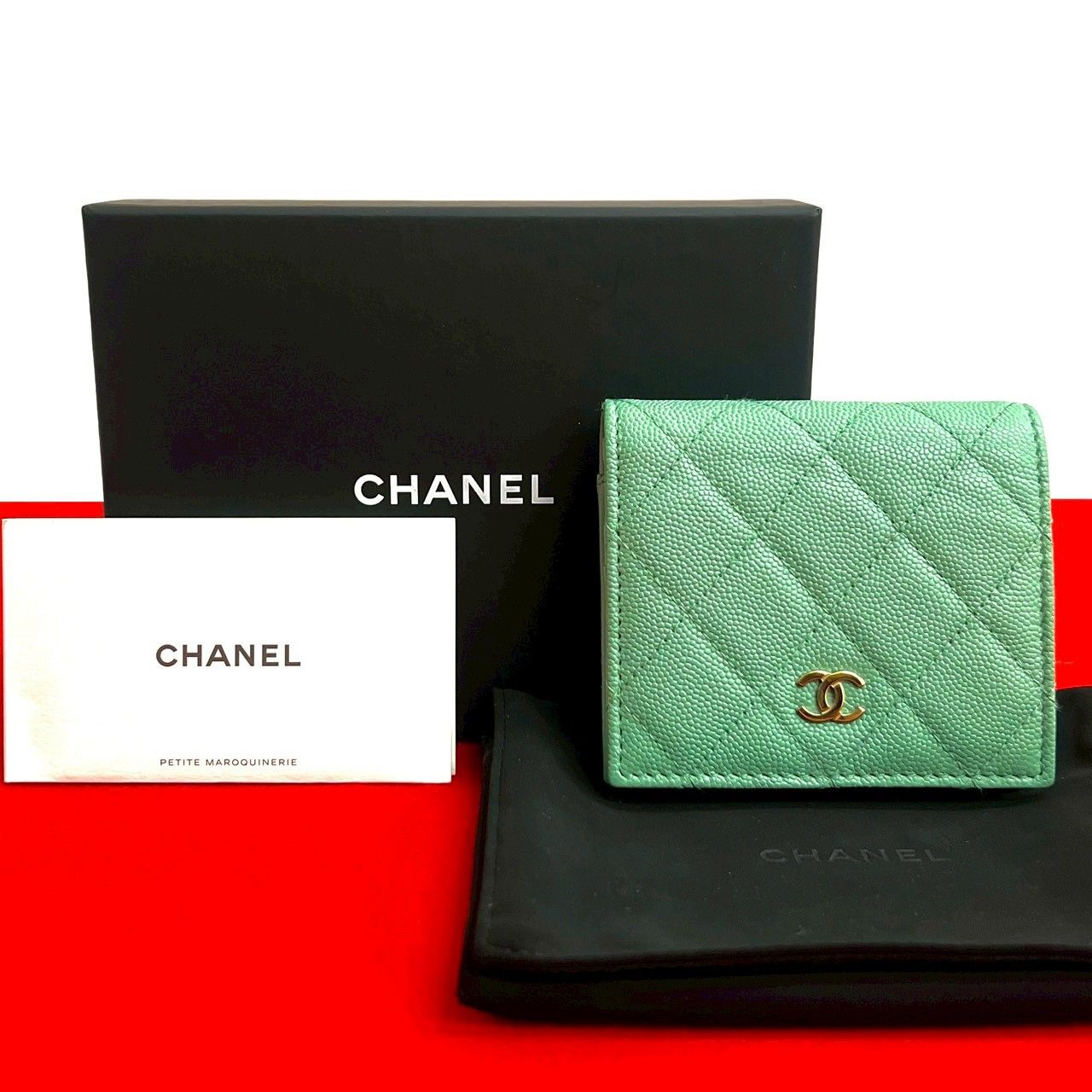 未使用保管品 箱 袋付き シール有 CHANEL シャネル マトラッセ ココ