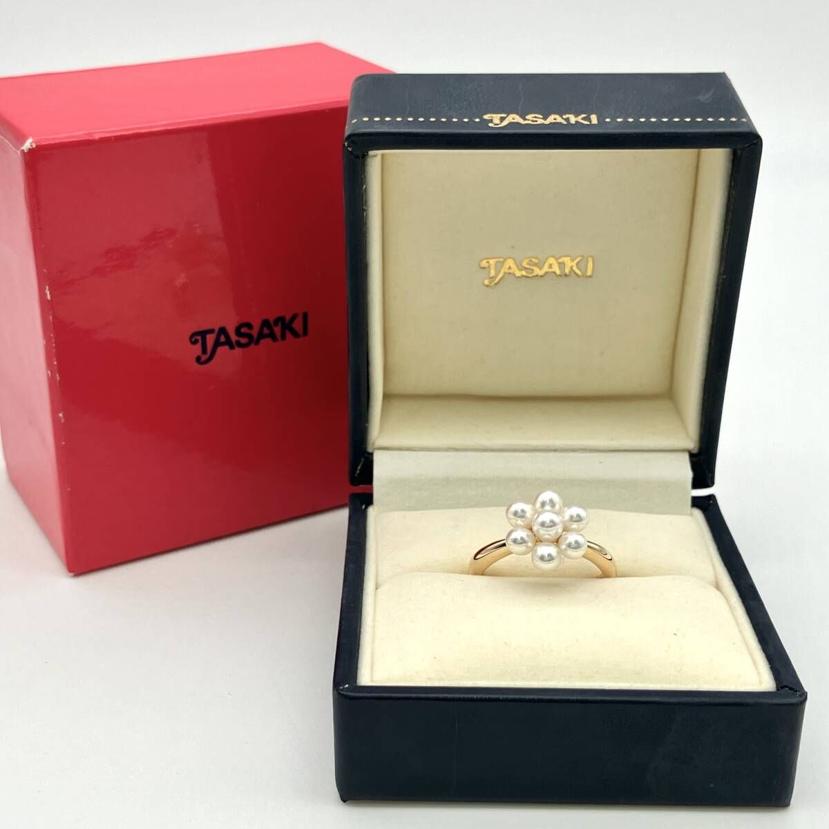 箱付き】TASAKI リング 真珠 K18 11号 総重量3.50g 田崎真珠 パール 18 