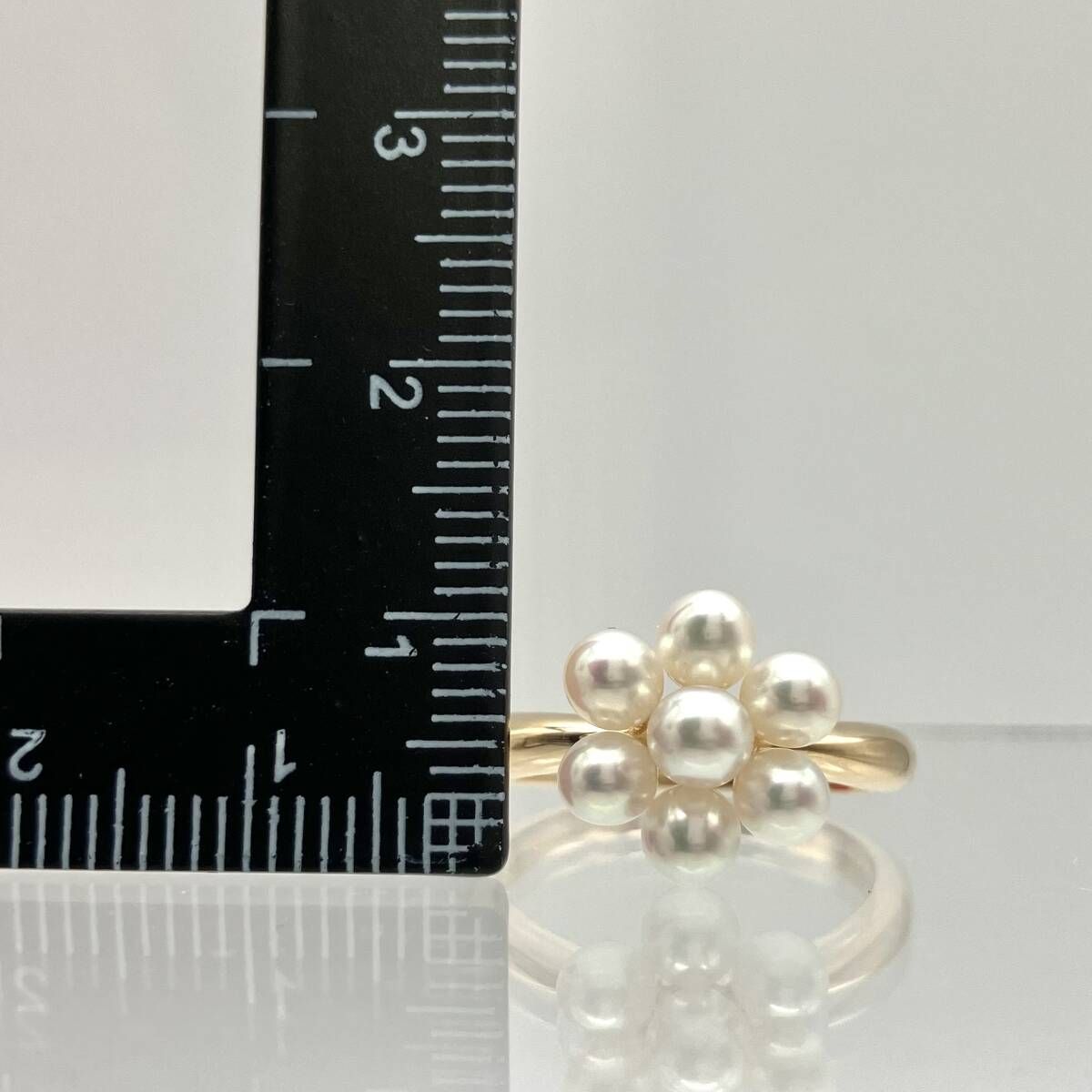 箱付き】TASAKI リング 真珠 K18 11号 総重量3.50g 田崎真珠 パール 18 