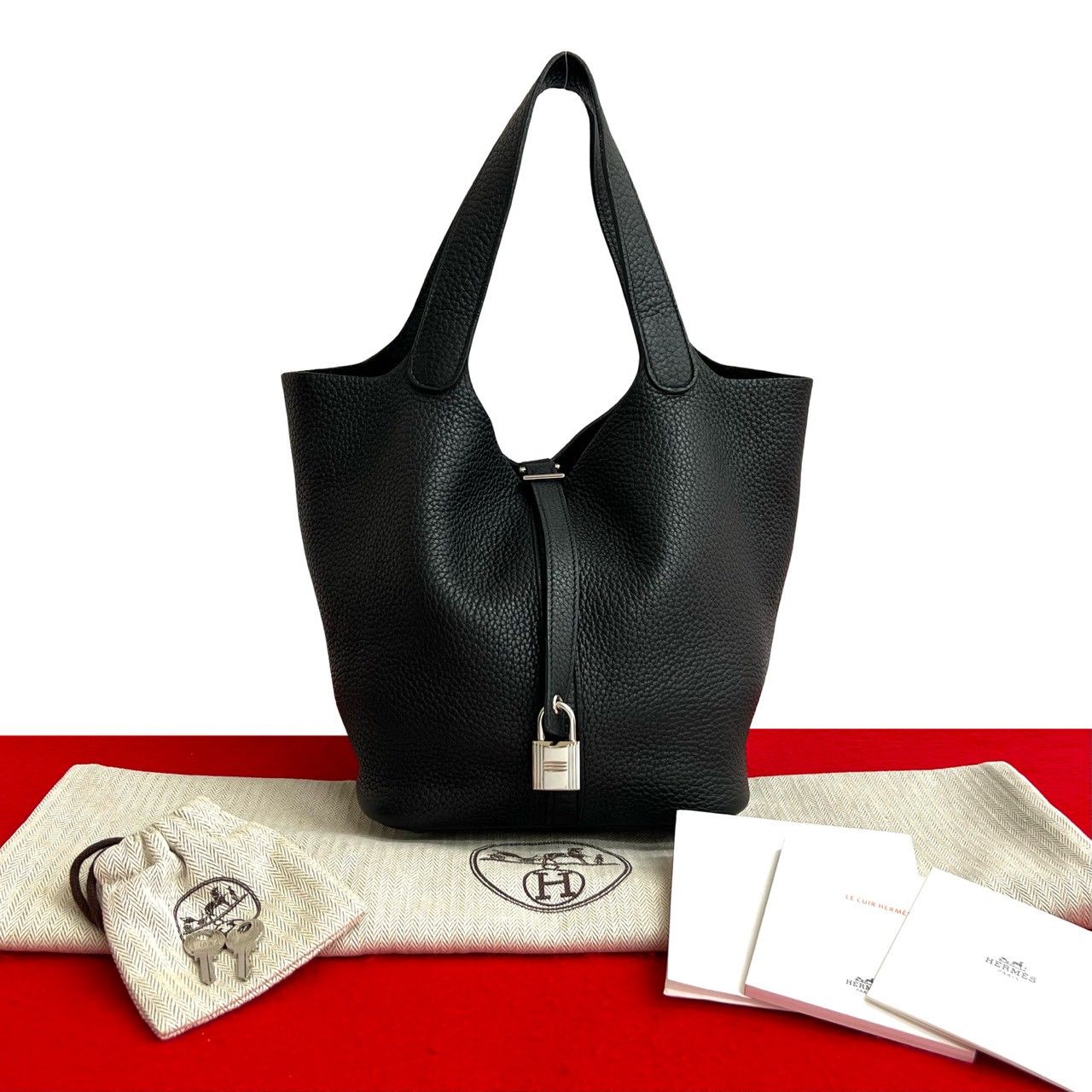 極 美品 □N 刻印 HERMES エルメス ピコタンロック MM トリヨン 