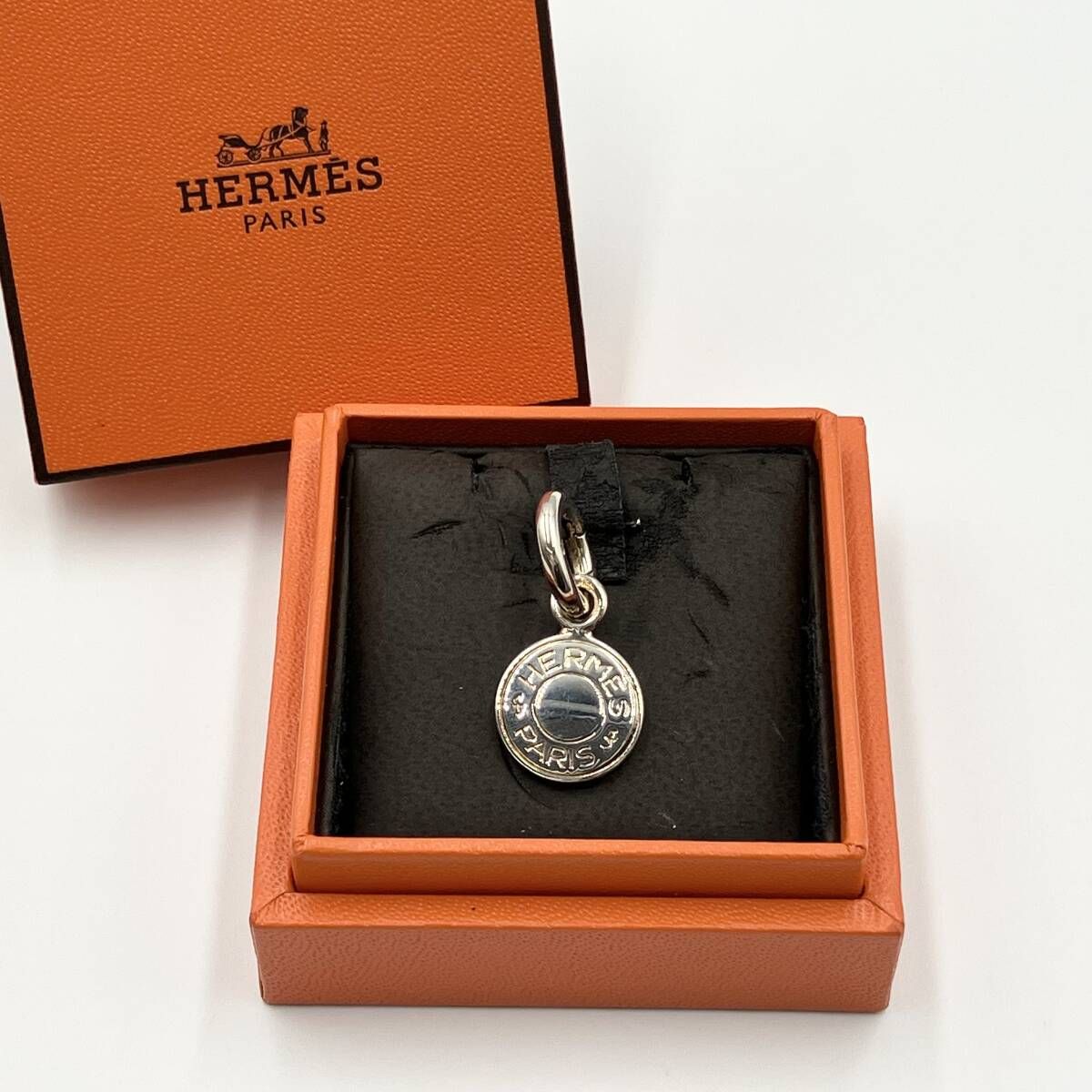 エルメス HERMES セリエ シルバー ペンダントトップ ネックレス 【公式 