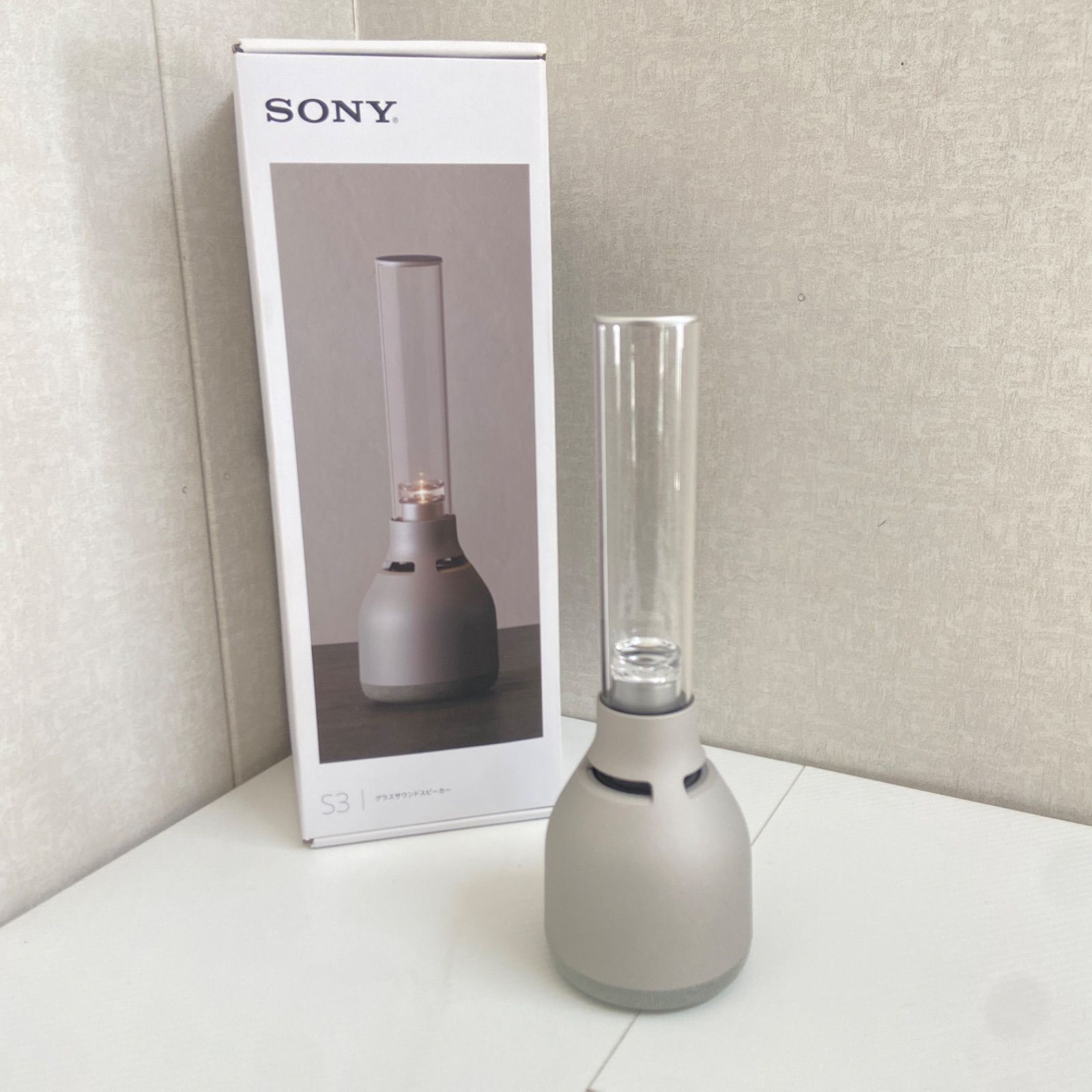 【美品】SONY グラスサウンドスピーカー LSPX-S3 通電OK ジャンク品 販売店 ソニー SONY LSPX-S3 ジャンク 【公式通販】