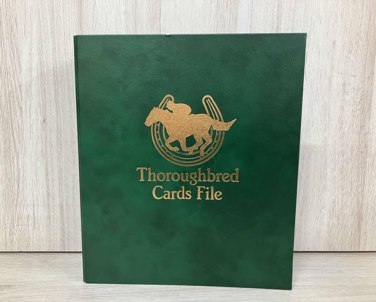 競馬Thoroughbred Cards File 緑色 サラブレッド カード ファイルセット Thoroughbred Card File - メルカリ