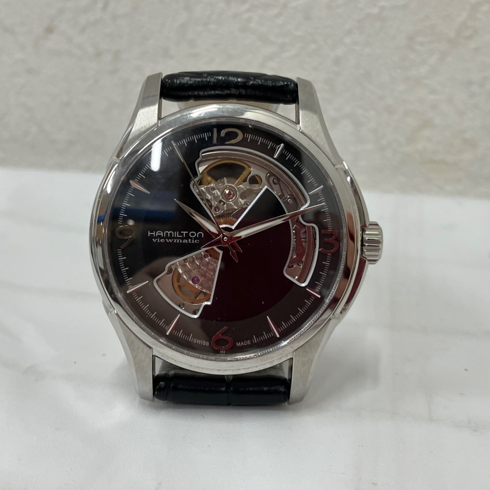 ハミルトン ジャズマスター H325651 自動巻き 腕時計 稼働品 メンズ 裏