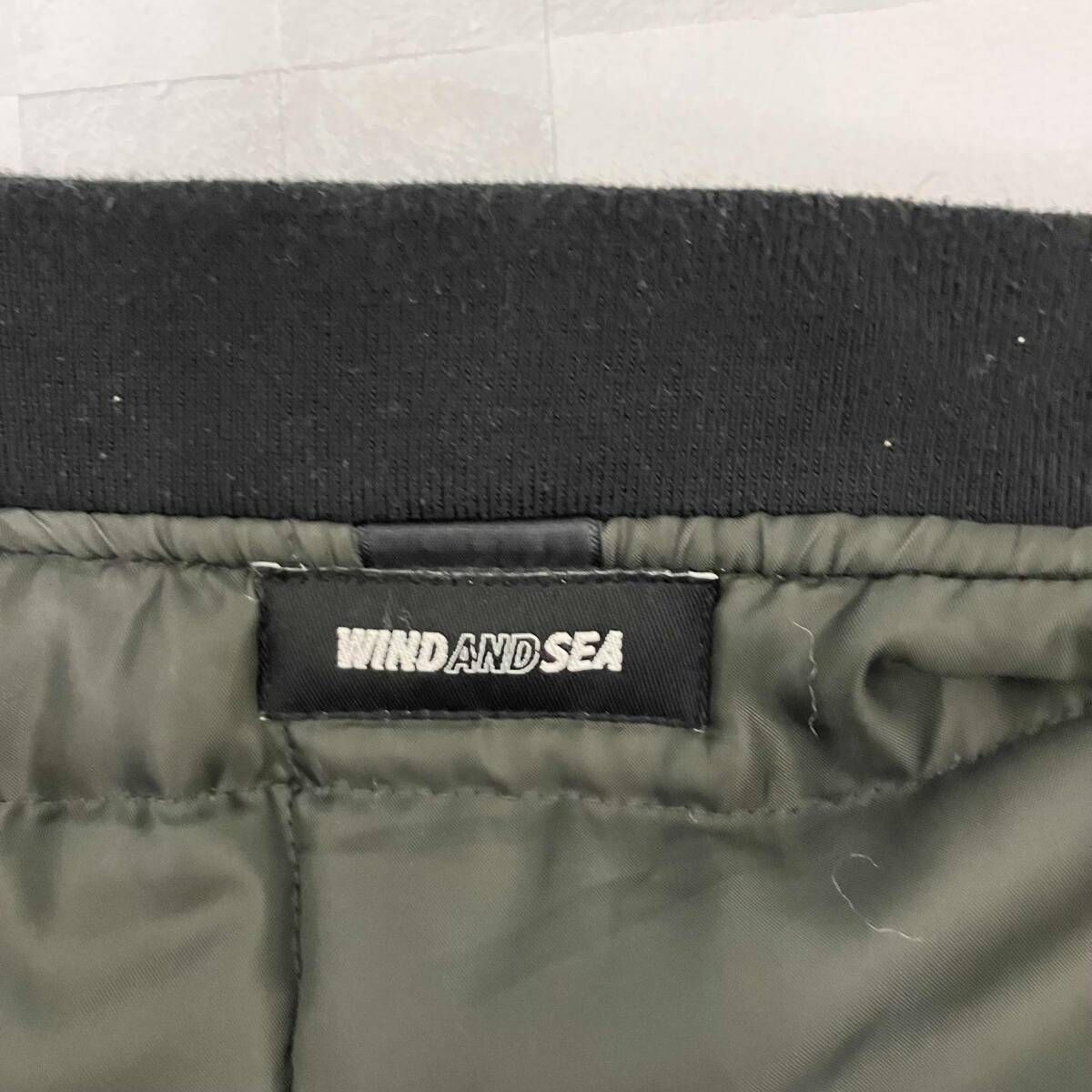 WIND AND SEA × HIROTTON ウィンダンシー× ヒロットン ブルゾン MA-1