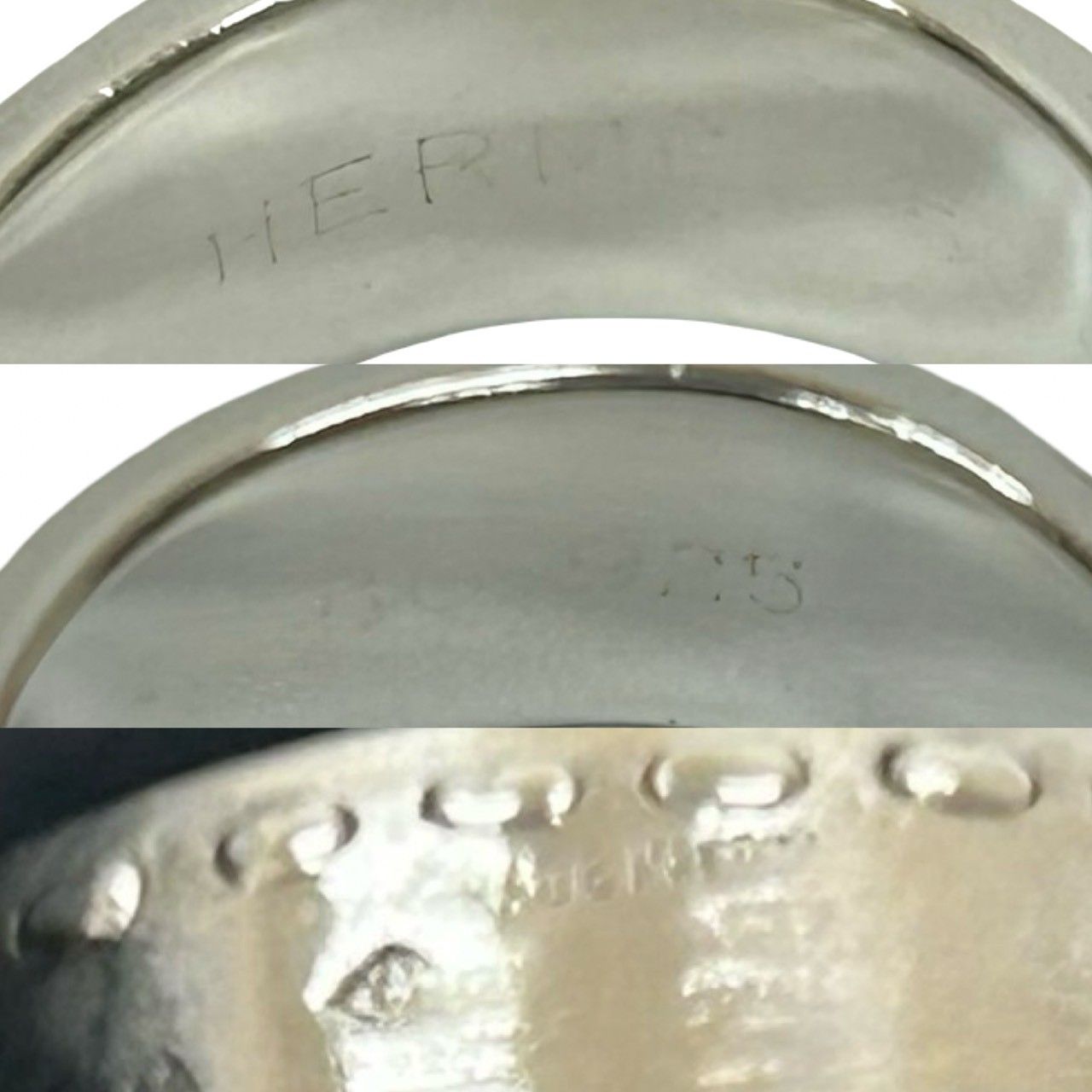極 美品 HERMES エルメス ケリー リング シルバー925 K18ゴールド 指輪 