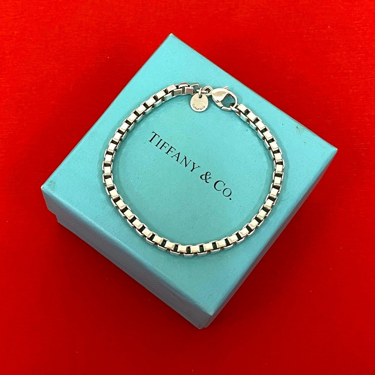 極 美品 TIFFANY&Co. ティファニー ベネチアン チェーン ブレスレット
