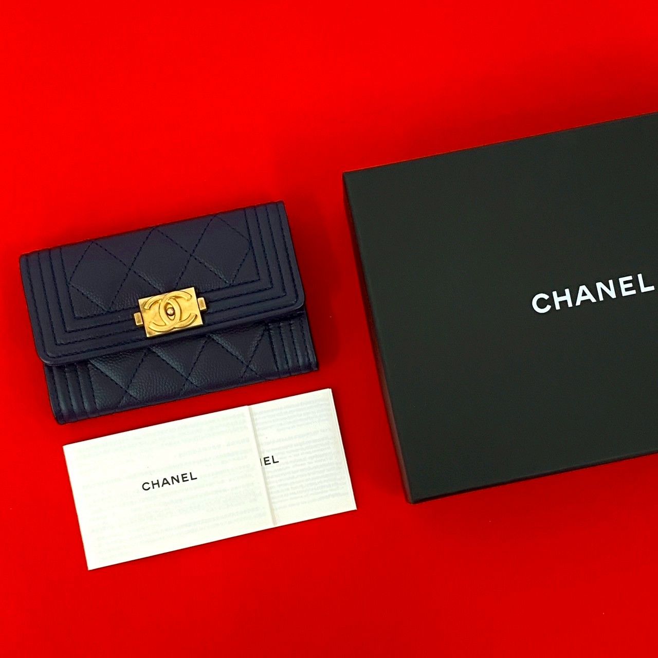 未使用保管品 箱付き シール有 23番台 CHANEL シャネル ボーイ 未使用保管品 箱付き シール有 23番台 CHANEL シャネル ボーイ