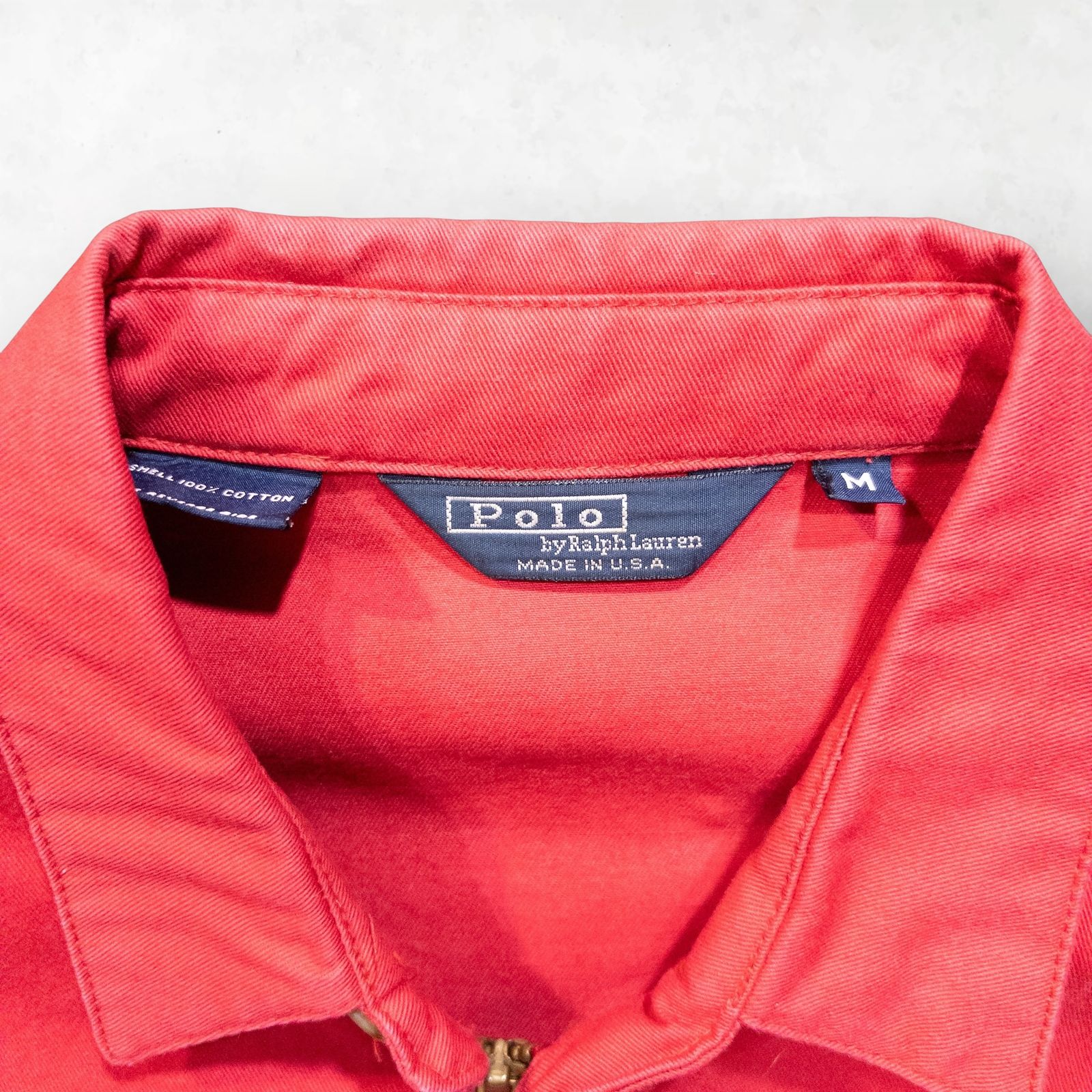 Polo Ralph Lauren 90s-00s 赤 スイングトップ Mサイズ ポロレッド 