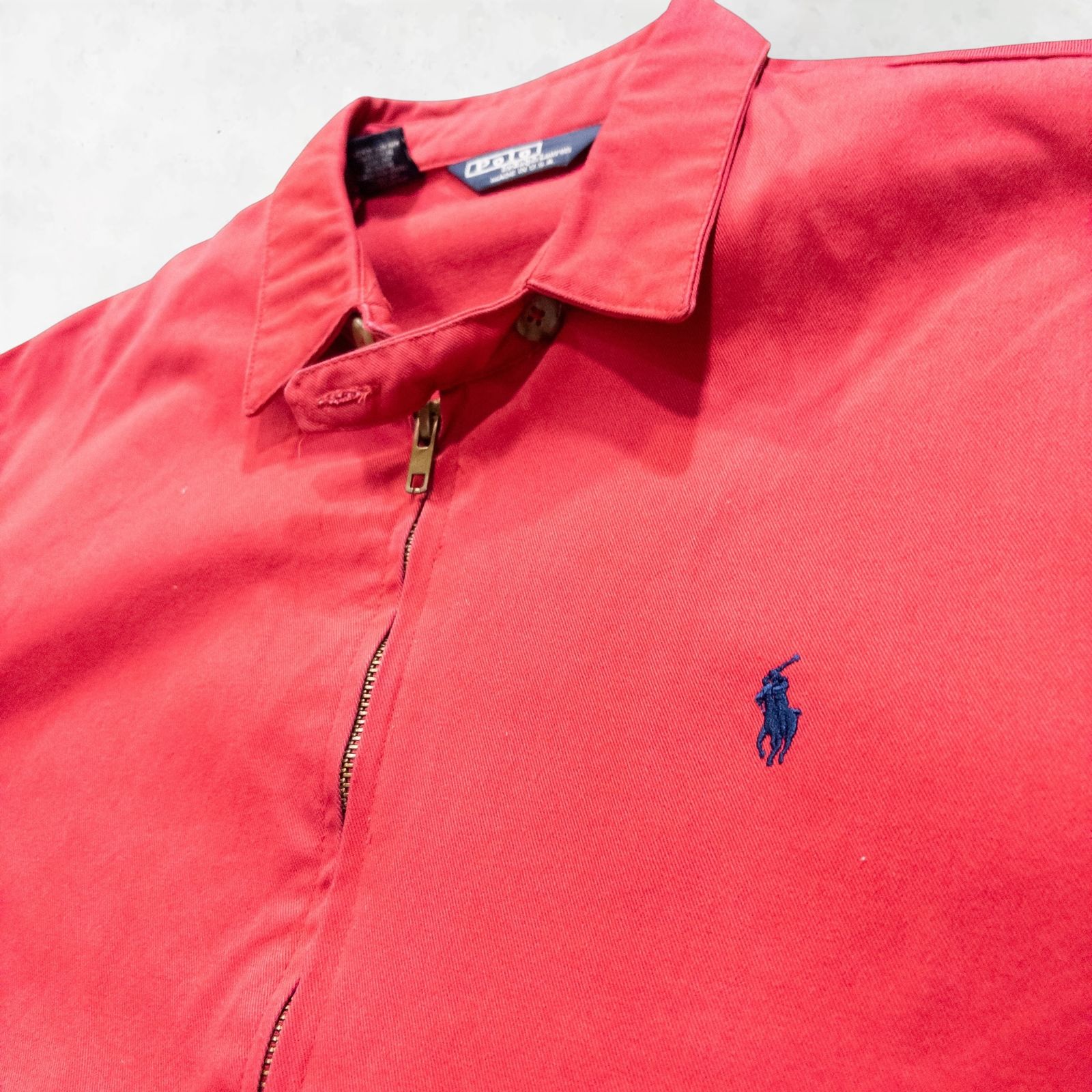 Polo Ralph Lauren 90s-00s 赤 スイングトップ Mサイズ ポロレッド