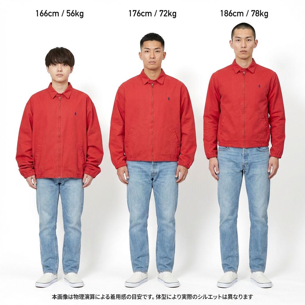 Polo Ralph Lauren 90s-00s 赤 スイングトップ Mサイズ ポロレッド