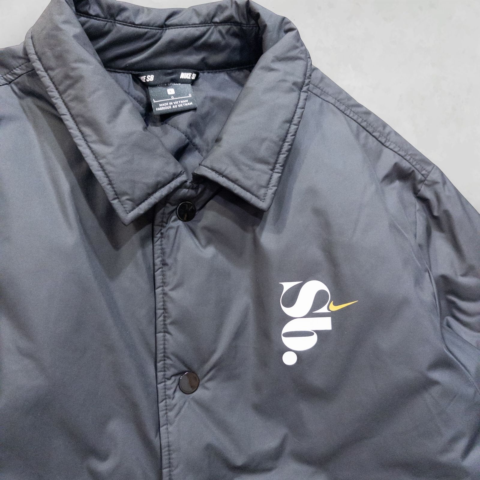 Nike SB コーチジャケット ブラック L ナイキ 黒 ストリート - メルカリ