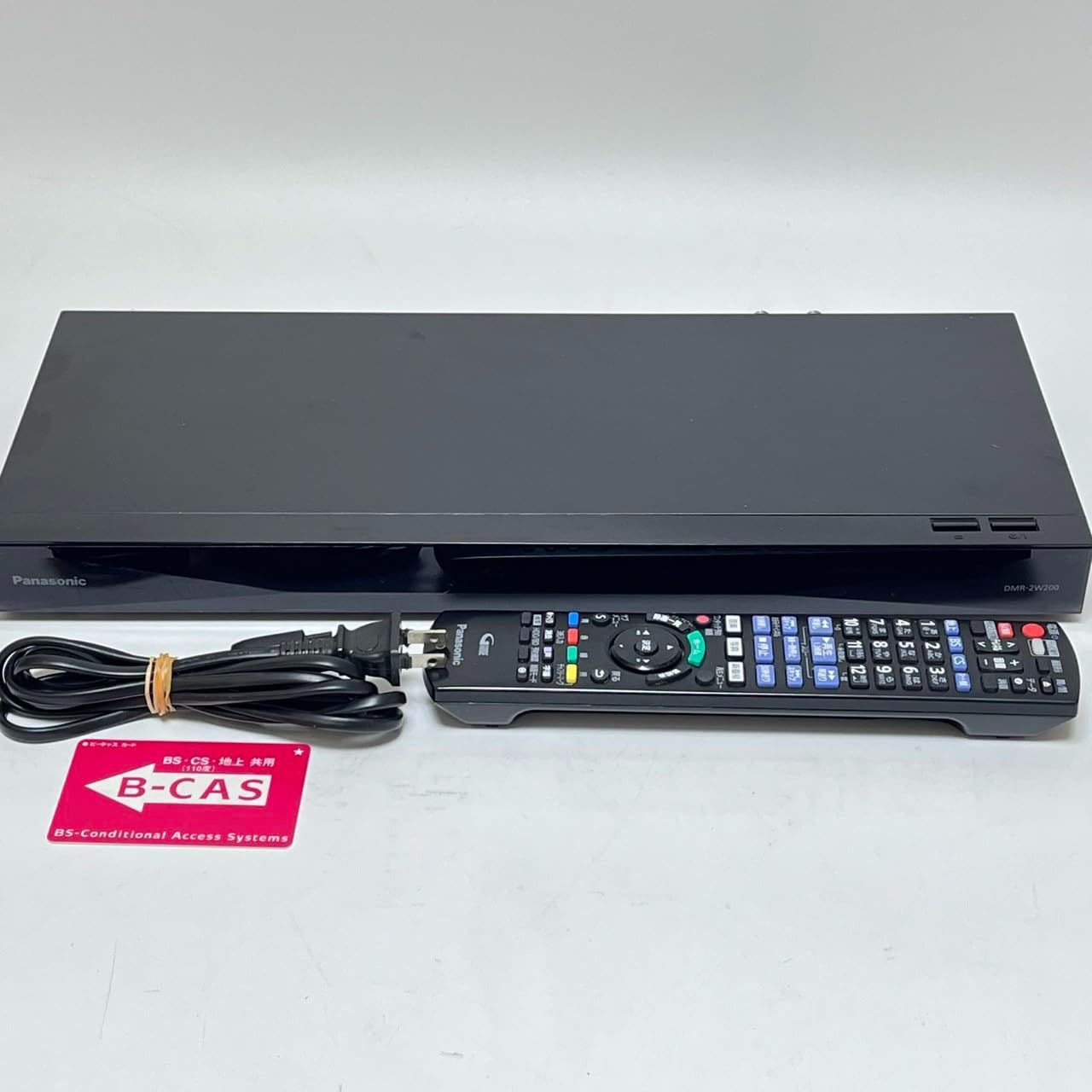 パナソニック 2TB 2チューナー ブルーレイレコーダー DMR-2W200 No2587 