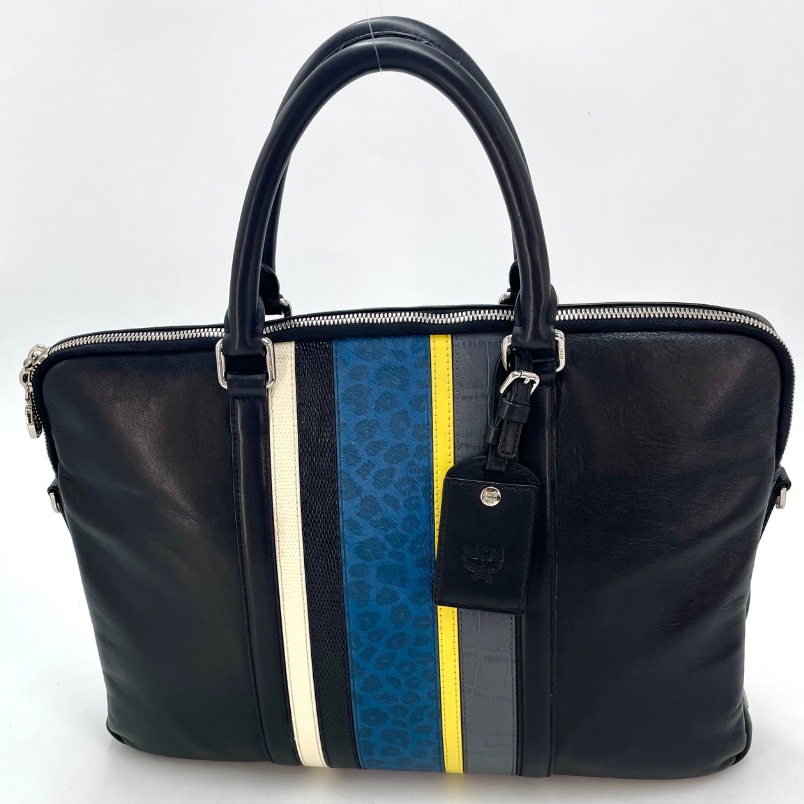 MCM ハンドバッグ ブリーフケース ビジネス PC 出張 黒 GC50 - メルカリ