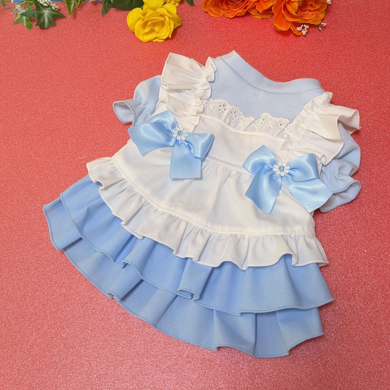 No.199  アリス風エプロンワンピース犬服ハンドメイドオーダー受付専用ページ