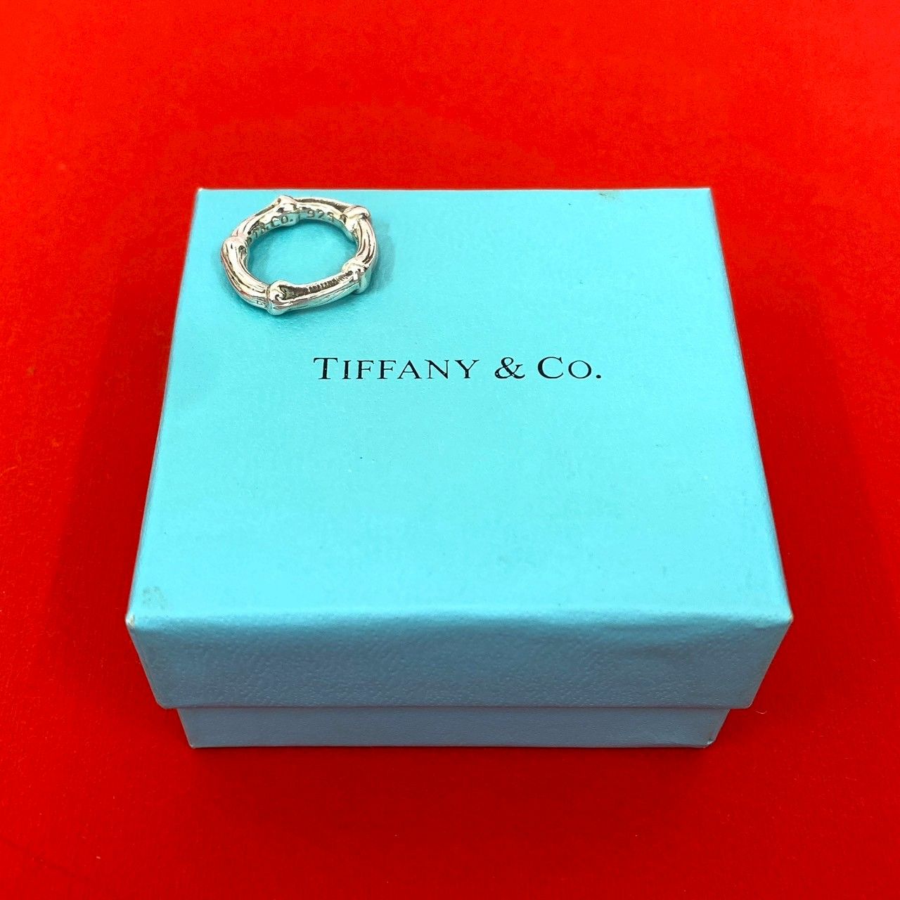 極 美品 TIFFANY&Co. ティファニー バンブー リング シルバー925 指輪