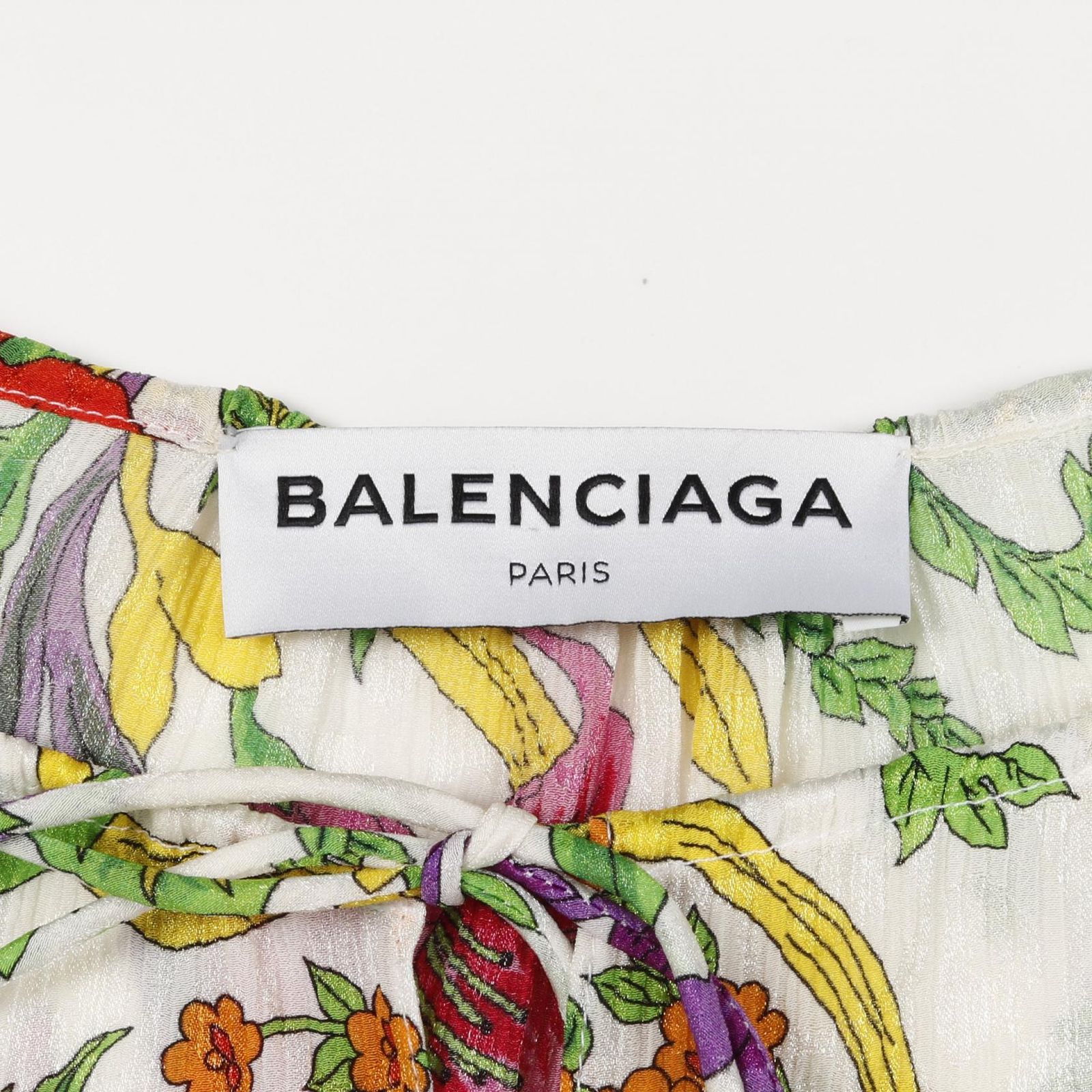 バレンシアガ BALENCIAGA カットソー シルク ブラウス レディース Used 